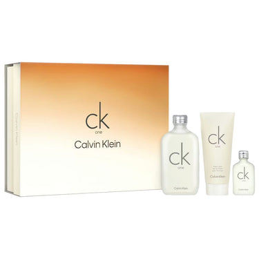 Calvin klein one geschenkset eau de toilette 100ml + mini + bodywash 100ml unisex