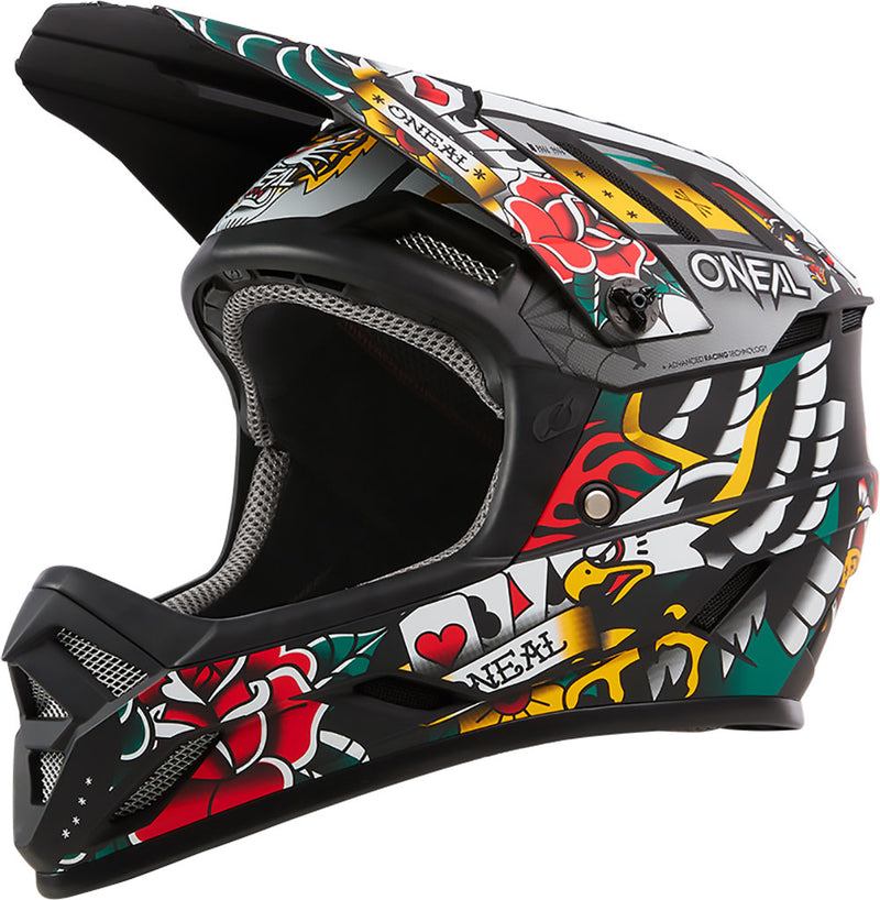 Afbeelding laden in galerijviewer, O'neal backflip inked - fullface helmet | s (55-56 cm)
