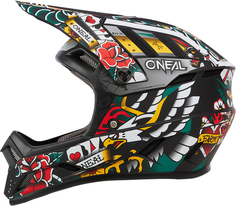 Afbeelding laden in galerijviewer, O'neal backflip inked - fullface helmet
