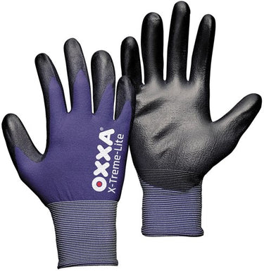 Oxxa x-treme-lite werkhandschoen pu nylon blauw, 9 - 15110009 - 15110009
