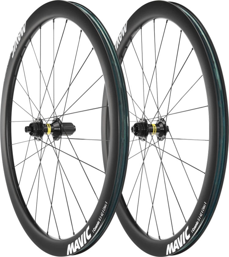 Afbeelding laden in galerijviewer, Mavic cosmic s 700c 42mm disc cl shimano wheelset
