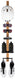 Parax gear-rack set 1 -l- bicycle accessory holder