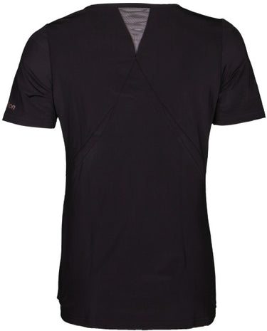 Papillon Fitness shirt s sl v-neck dames zwart maat 3XL
