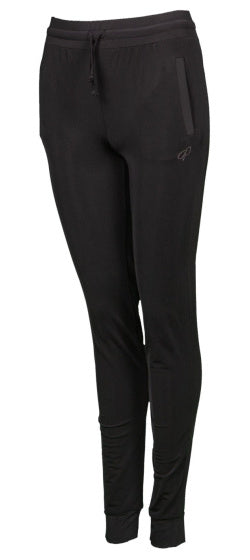 Afbeelding laden in galerijviewer, Papillon Trainingsbroek cuff dames zwart maat 3XL
