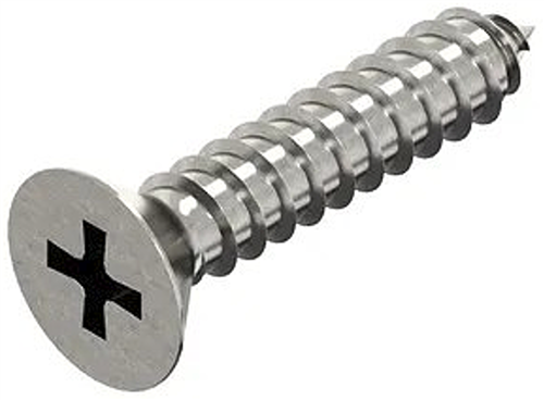 Parker vzk kk 6.3x50 rvs a2 | 200 stuks