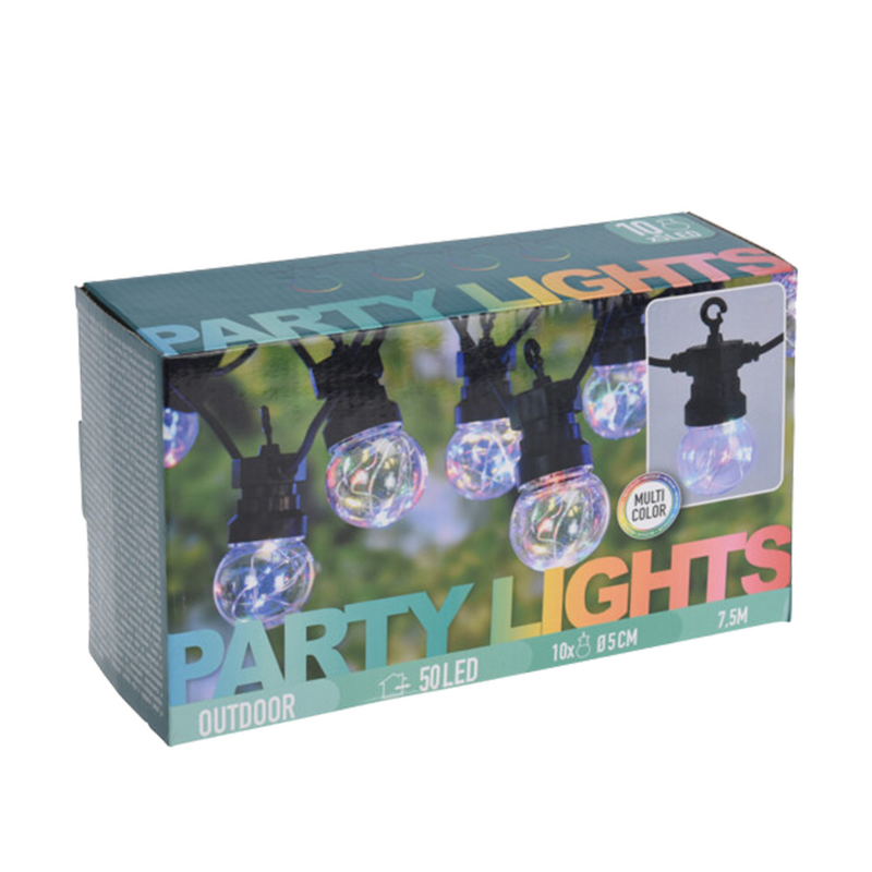 Afbeelding laden in galerijviewer, Ty par lights ledverlichting 50 leds multi colour 750cm
