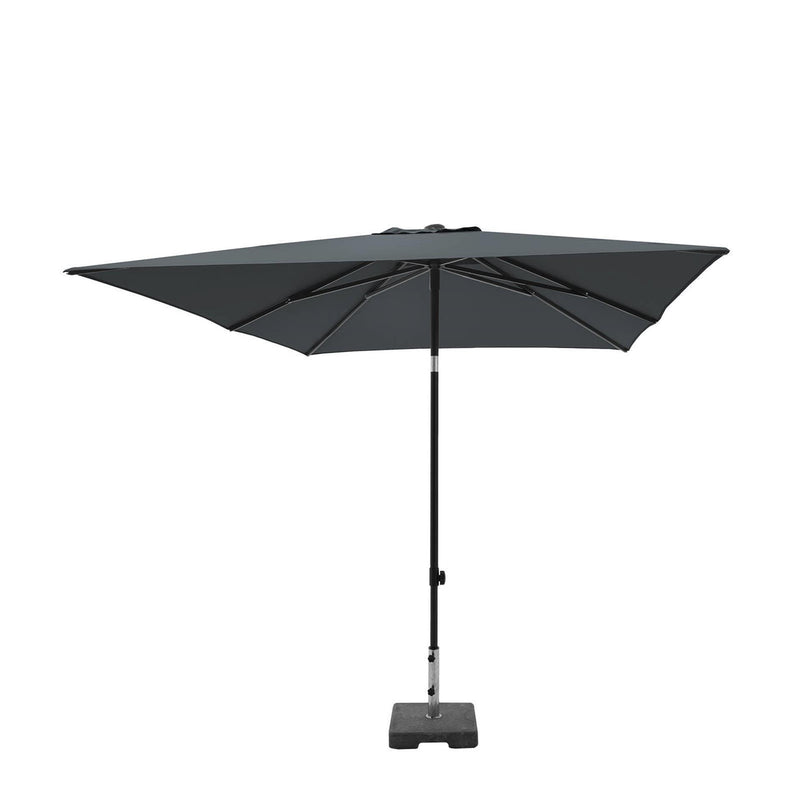 Afbeelding laden in galerijviewer, Madison parasol moraira push-up vierkant 230x230cm met tilt-functie grijs

