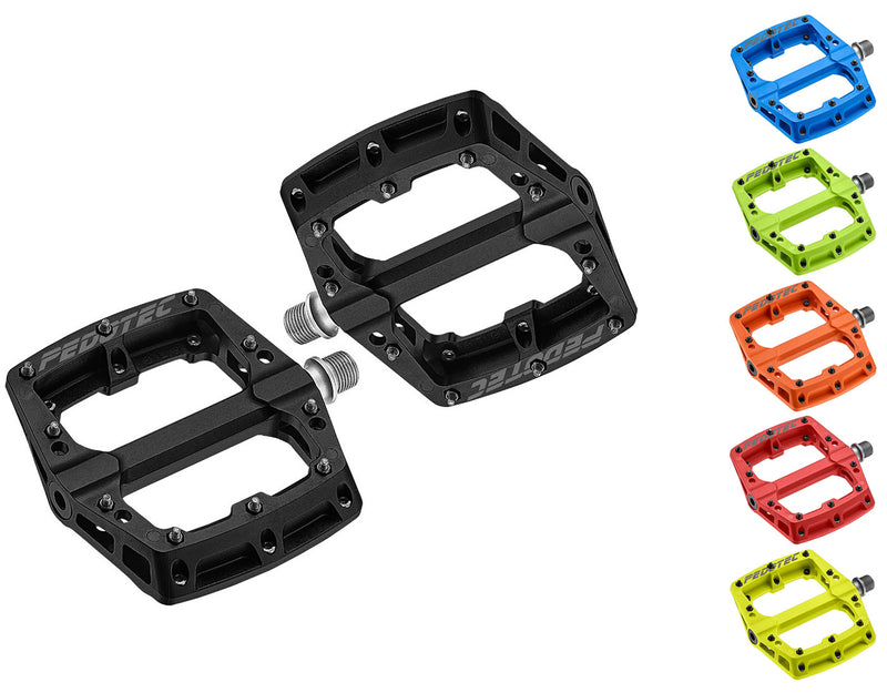 Afbeelding laden in galerijviewer, Pedotec thunder 180 nylon flat platform pedals
