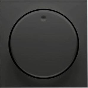 Enzo peha badora mat zwart afdekplaat + knop dimmer - 4603750
