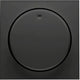 Enzo peha badora mat zwart afdekplaat + knop dimmer - 4603750