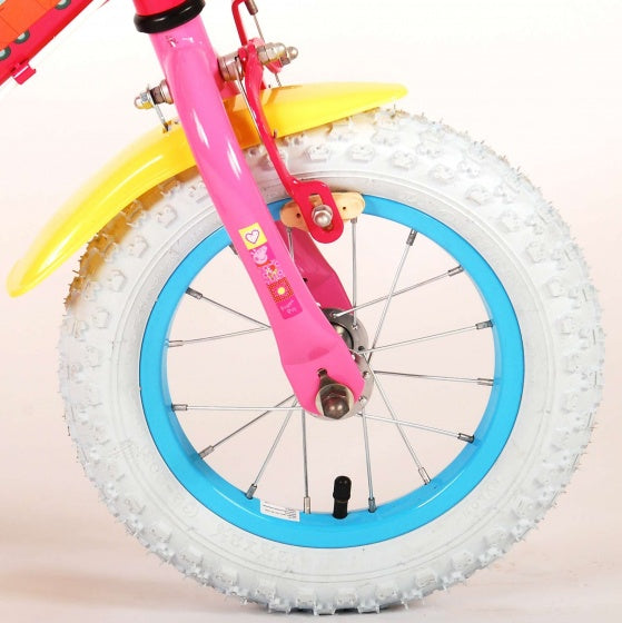 Afbeelding laden in galerijviewer, Peppa Pig Kinderfiets - Meisjes - 12 inch - Roze - Twee handremmen
