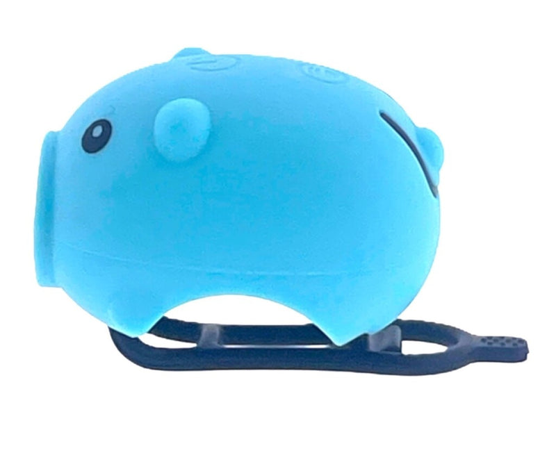 Afbeelding laden in galerijviewer, Pexkids fietstoeter varken met led lamp usb blauw
