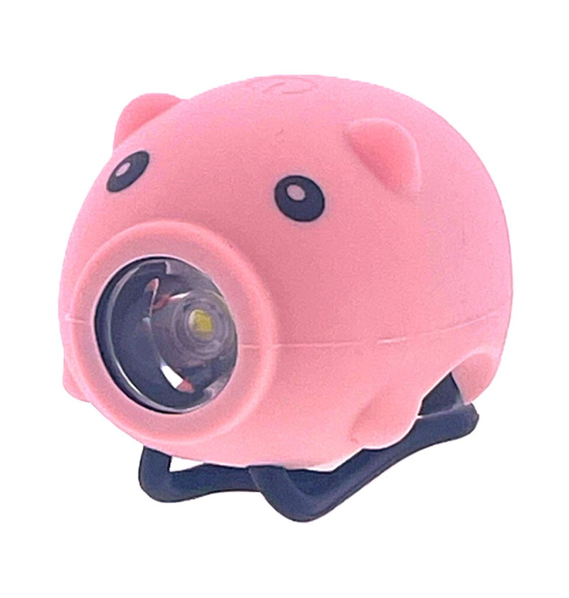 Afbeelding laden in galerijviewer, Pexkids fietstoeter varken met led lamp usb roze
