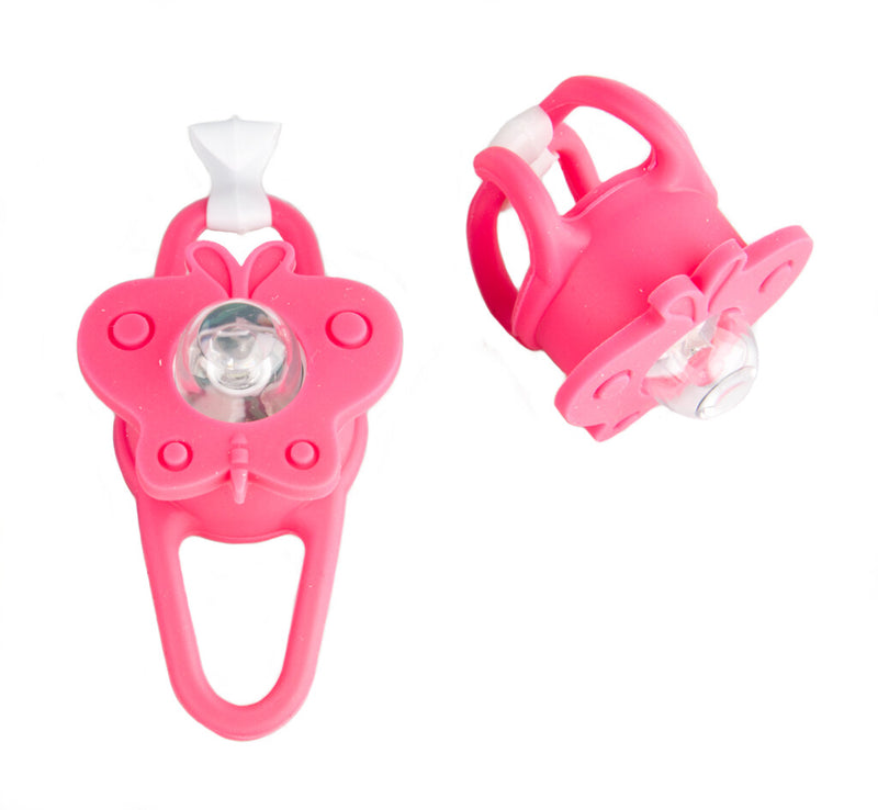Afbeelding laden in galerijviewer, Pexkids verlichtingsset led vlinder met siliconen strap - rood
