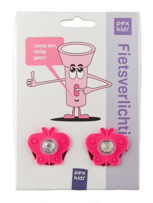 Pexkids led-set vlinder met siliconen strap