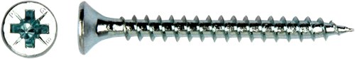 Pgb-europe pgb-fasteners | spaanplaatschroef vzk-z ø 6,0x60 zn | 200 st pgwvzv001006000602