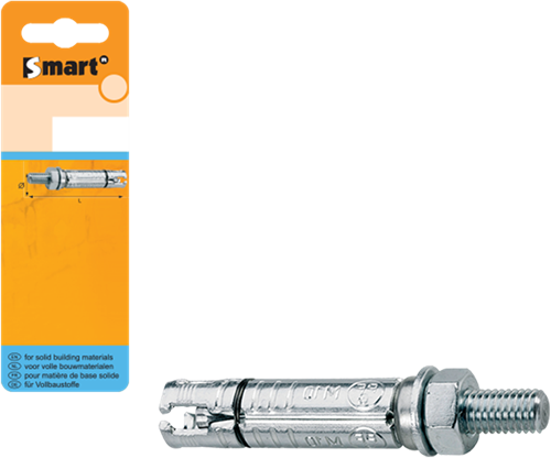 Pgb-europe smart | keilbout pfg sb +ankerstang m8x45x100 zn | 2 st sm000k001080100h