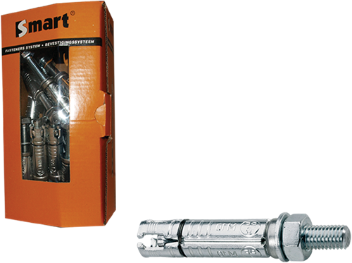 Pgb-europe smart | keilbout smart+ankerstang m6x30x75 zn | 25 st sm000k001060075e