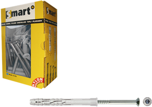 Pgb-europe smart | raamplug +schroef vzk tx ø 10x180 nzn | 25 st sm0rptn01100180e