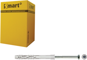 Pgb-europe smart | raamplug+schroef vzk tx t40 ø 10x300 zn | 25 st - sm0rptn011003003