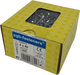 Pgb-europe pgb-fasteners universele spaanplaatschroef vk-t voldraad verzonken kop ø4,0x40 zn tx20 | 200 st | pgwvtv001004000403