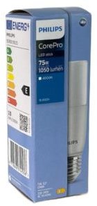 Afbeelding laden in galerijviewer, Philips led buislamp t38 e27 9,5-75w 4000k mat - led3251
