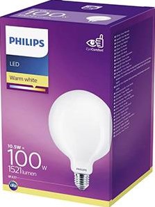 Afbeelding laden in galerijviewer, Philips led globe g120 e27 10,5-100w 2700k filament mat - led3828
