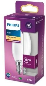 Afbeelding laden in galerijviewer, Philips led kaars e14 2,2-25w 2700k filament mat blister - 5100301
