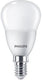 Philips led kogel e14 2,8-25w 2700k mat - led3325