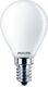 Philips led kogel e14 6,5-60w 2700k filament mat - led3742