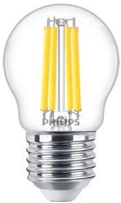 Afbeelding laden in galerijviewer, Philips led kogel e27 3,4-40w 2700k filament helder dimbaar - led3746
