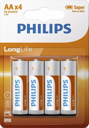Afbeelding laden in galerijviewer, Philips longlife penlite r06 aa bl.a4 3111000
