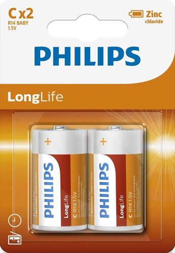 Afbeelding laden in galerijviewer, Philips longlife engelse staaf r14 bl.a2 3111010
