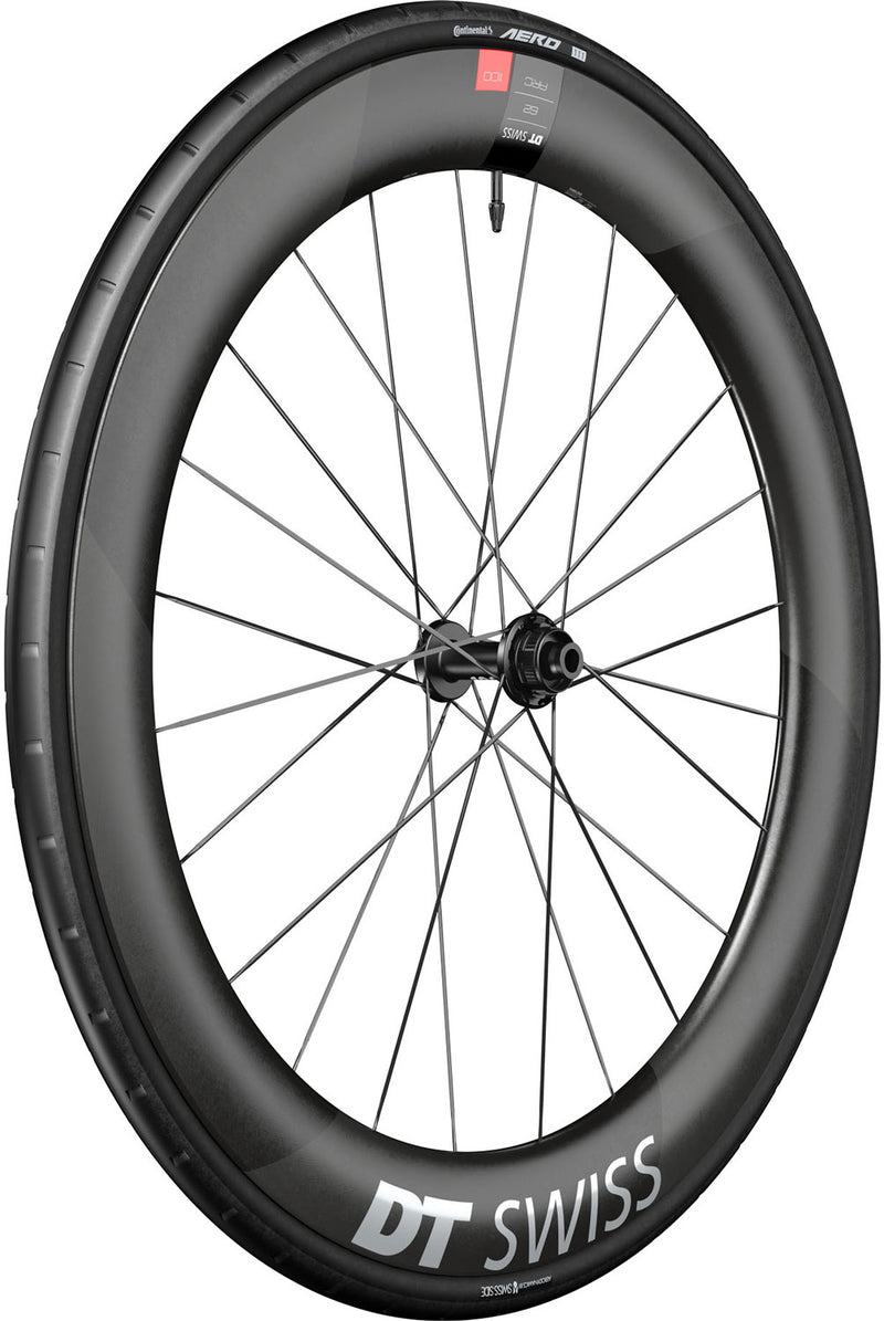 Afbeelding laden in galerijviewer, Dt swiss arc 1100 dicut® wts carbon 62 disc cl front wheel
