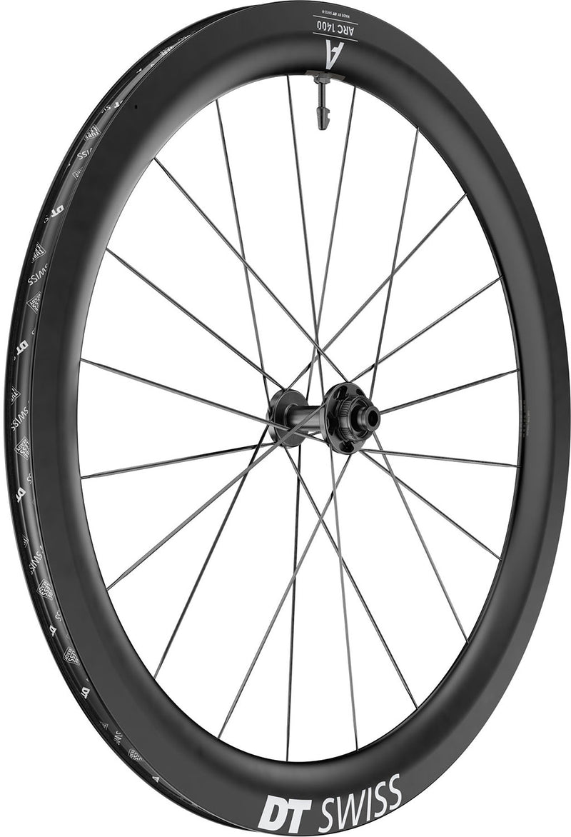 Afbeelding laden in galerijviewer, Dt swiss arc 1400 dicut® 55 28 disc cl carbon front wheel
