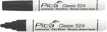 Pica 524 46 lakmarker | 2-4mm | ronde tip | zwart | 10 stuks - pi52446