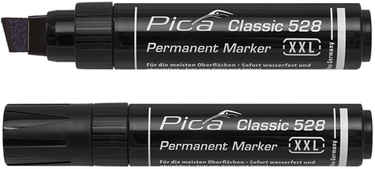 Pica 528 46 permanent marker xxl | 4-12mm | zwart - pi52846