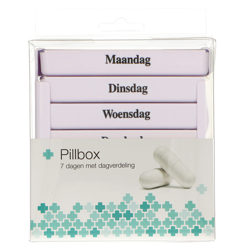 Afbeelding laden in galerijviewer, Jvdl pillendoos week 4 vakken per dag wit
