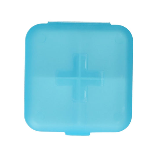 Jvdl pillendoos plus 4 vakken blauw