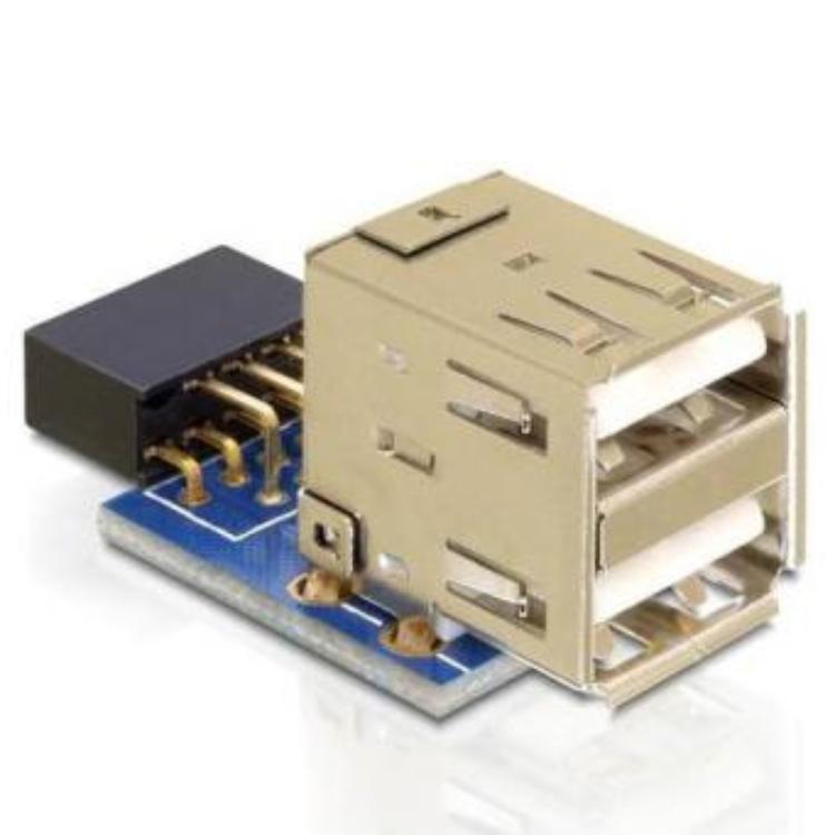 Afbeelding laden in galerijviewer, Delock usb pinheader bu > 2x usb2.0 adapter
