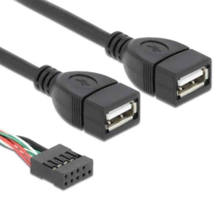 Afbeelding laden in galerijviewer, Pin header naar usb a kabel
