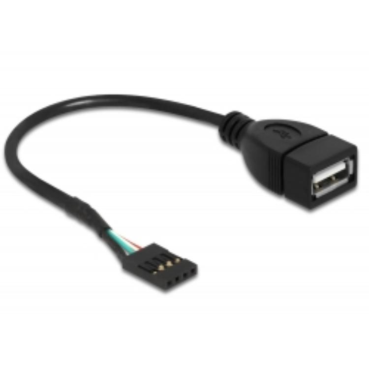 Afbeelding laden in galerijviewer, Pin header naar usb a kabel
