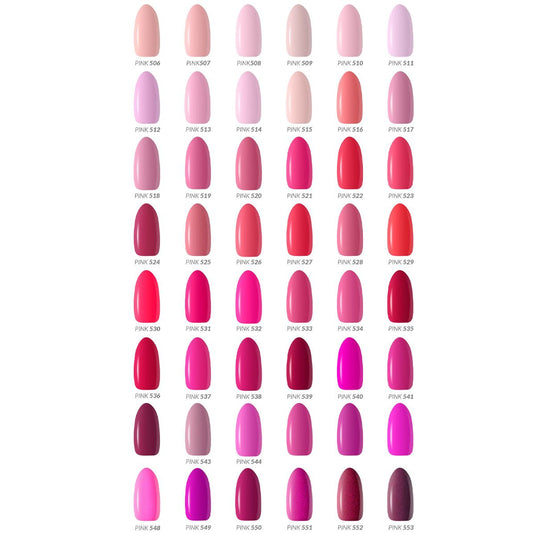 Claresa uv led gellak 5ml pink 531 rainbow explosion