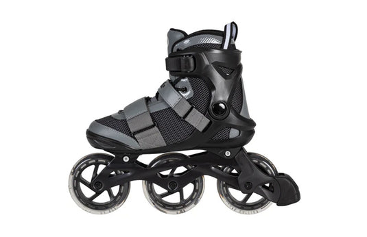 Playlife gt 110 fitness inlineskates zwart grijs maat 39