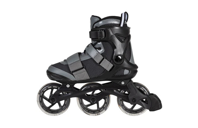 Afbeelding laden in galerijviewer, Playlife GT 110 Fitness Inlineskates Zwart grijs maat 44
