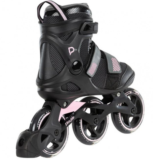 Afbeelding laden in galerijviewer, Playlife - Fitness GT 110 inline skates 80A zwart roze maat 39
