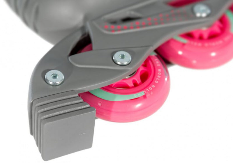 Afbeelding laden in galerijviewer, Playlife Inline skates Riddler hardboot 82A grijs maat 31-34
