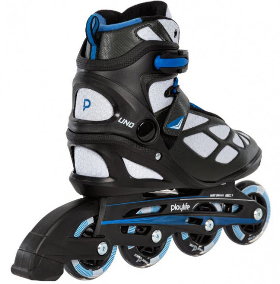 Afbeelding laden in galerijviewer, Playlife Inline skates Black 80 softboot 82A zwart maat 45
