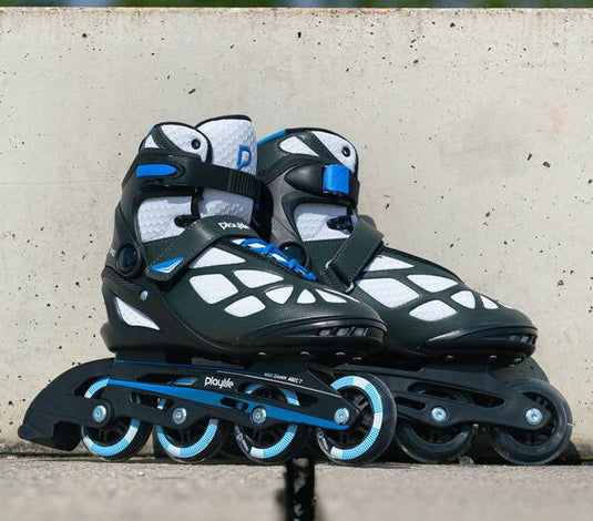 Playlife Inline skates Black 80 softboot 82A zwart maat 41