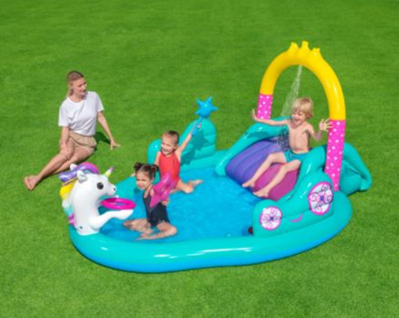 Afbeelding laden in galerijviewer, Bestway playcenter 274x198x137cm unicorn
